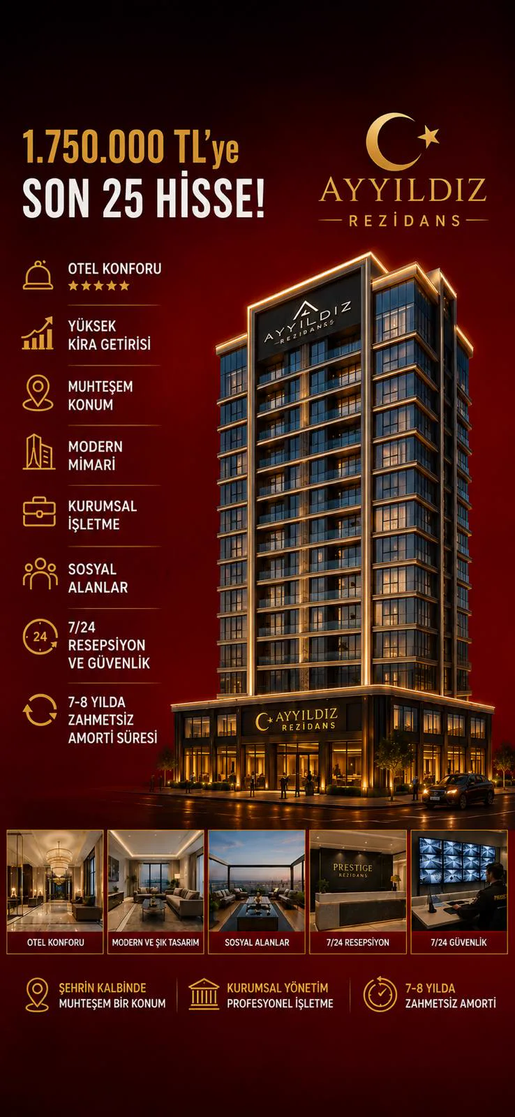 Ayyıldız Residence son 25 hisse kampanya görseli
