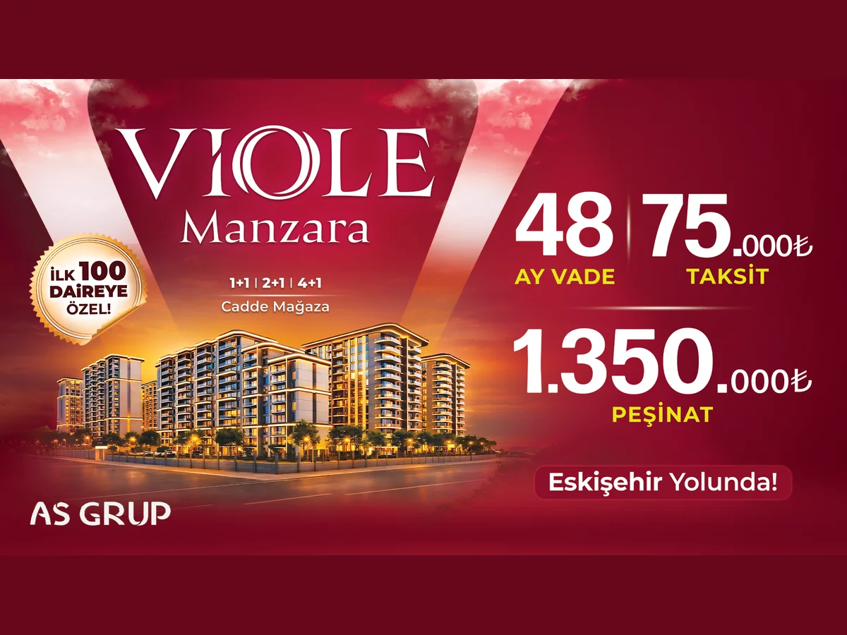 Viole Manzara ilk 100 daire kampanya ödeme planı görseli